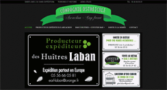 Desktop Screenshot of huitres-laban.com